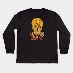 Dia de los Muertos Kids Long Sleeve T-Shirt